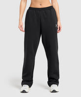 Training Fleece Straight Leg Joggers Black