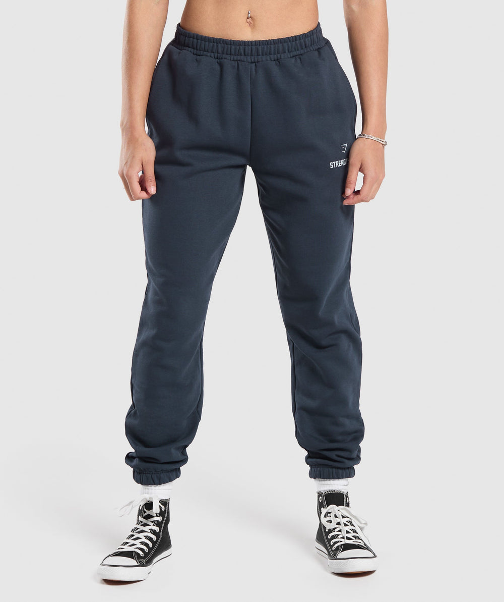 Strength Department Graphic Joggers Heavy Blue