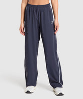 Stitch Feature Woven Pants Heavy Blue