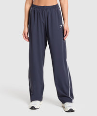 Stitch Feature Woven Pants Heavy Blue