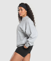 Two Strong Women Sweatshirt Light Grey Core Marl