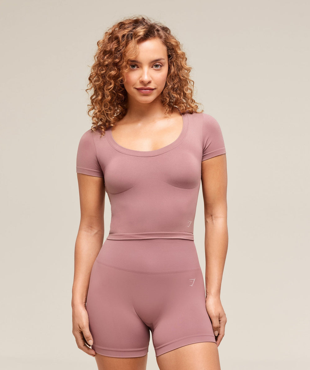 Soft Sculpt Midi T-Shirt Calm Pink