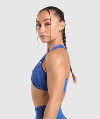 Adapt Safari Seamless Bralette Wave Blue/Iris Blue