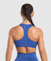 Adapt Safari Seamless Bralette Wave Blue/Iris Blue