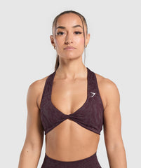 Adapt Safari Seamless Bralette Depth Purple/Greyed Purple