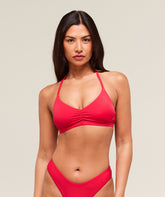 Minimal Bikini Top Carmine Red