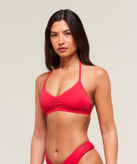 Minimal Bikini Top Carmine Red