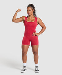 Gains Seamless All-In-One Carmine Red