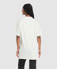 Oversized T-Shirt Dress Soft White