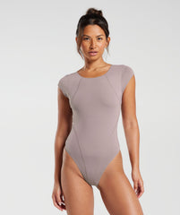 Elevate Bodysuit Washed Mauve