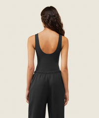 everywear Reversible Zip Leotard Black/Heavy Blue