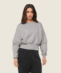 GS x Leana Deeb Sweat Light Grey Marl