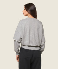 GS x Leana Deeb Sweat Light Grey Marl