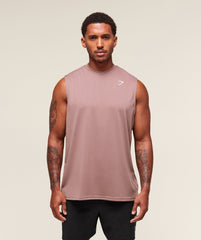 Arrival Oversized Tank Chestnut Pink