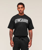 Worn Graphic T-Shirt Black