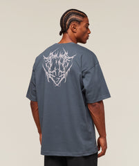 Carlos Belcast x Rest Day Essential T-Shirt Titanium Blue