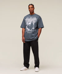 Carlos Belcast x Rest Day Essential T-Shirt Titanium Blue