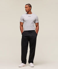 Premium Ribbed T-Shirt Light Grey Core Marl
