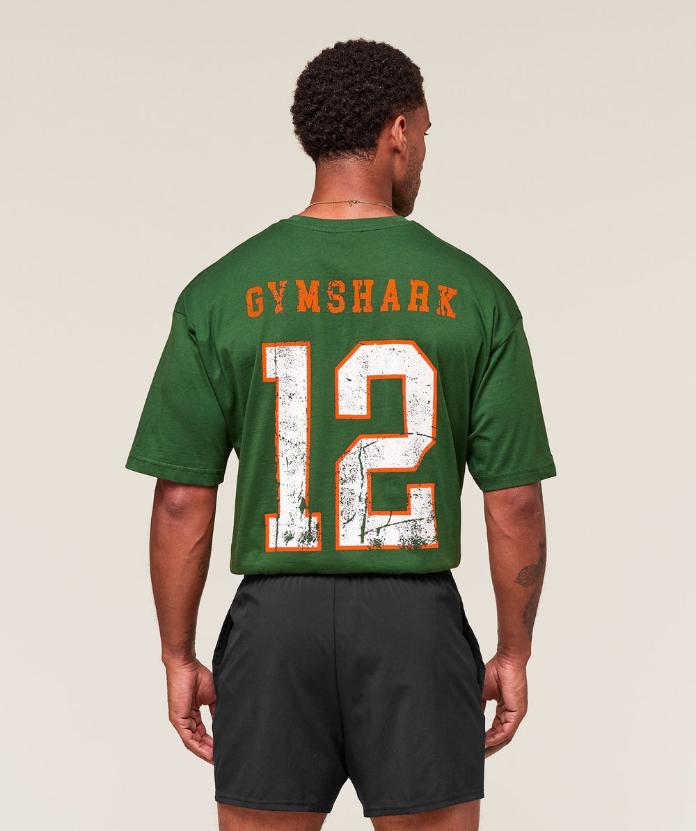 Collegiate Graphic T-shirt Athletic Green