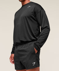 Arrival Oversized Long Sleeve T-Shirt Black