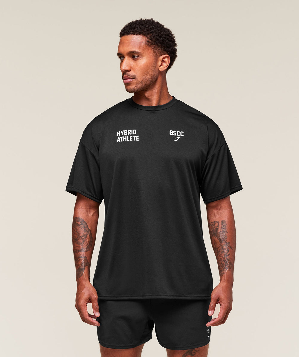Hybrid Athlete T-Shirt Black