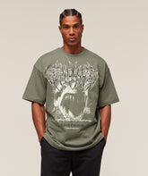 Carlos Belcast x Rest Day Essential T-Shirt Base Green
