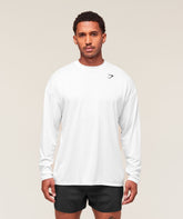 Arrival Oversized Long Sleeve T-Shirt White