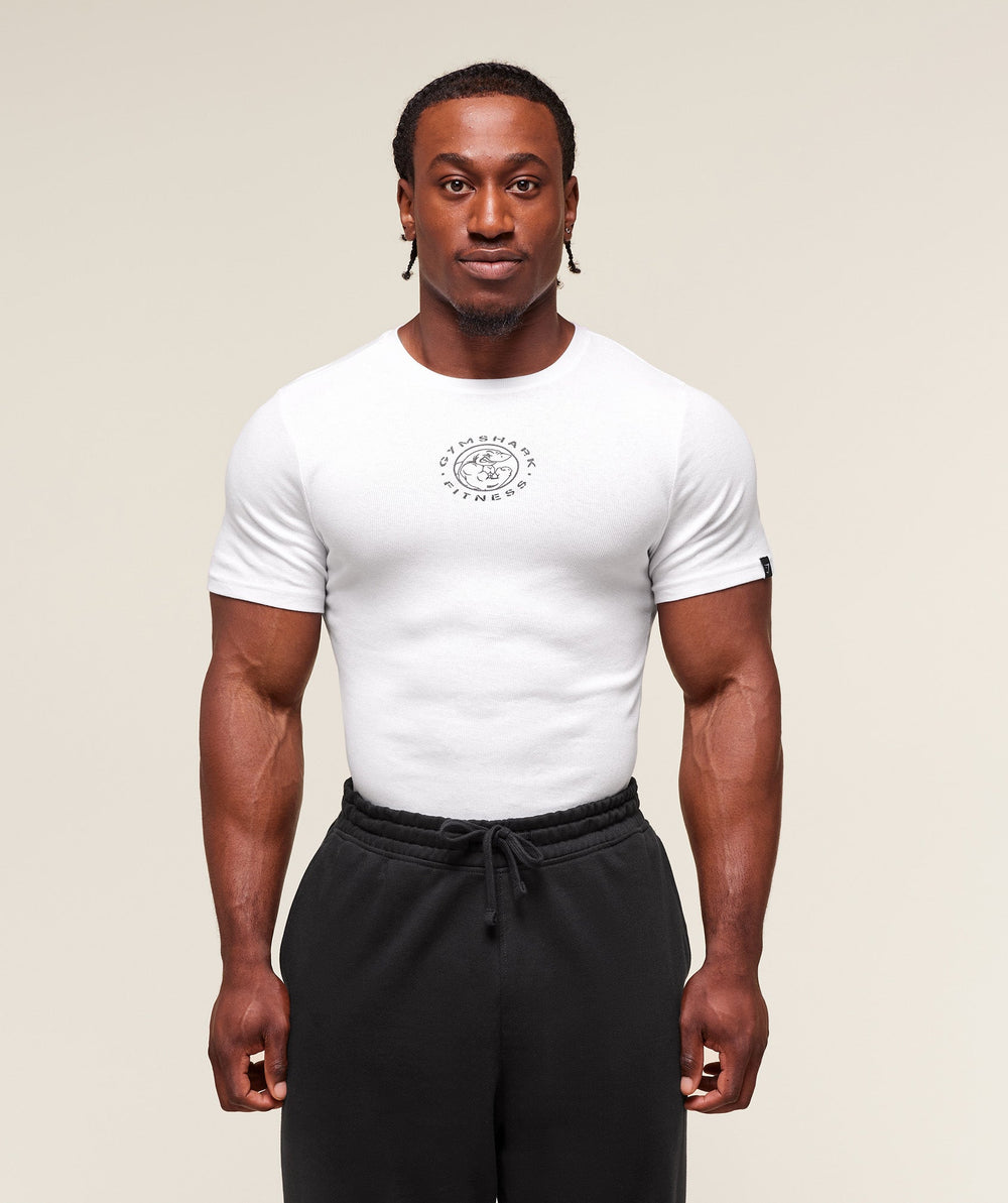 Legacy Ribbed T-Shirt White