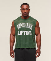 Mesh Oversized Tank Classic Green