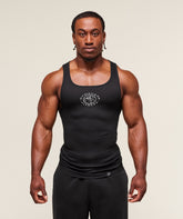 Legacy Ribbed Tank Black