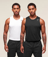 Everyday Performance Tank 2 Pack White/Black
