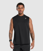 Oversized Performance Tank Black