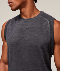 Versatile Seamless Tank Dark Grey/Black