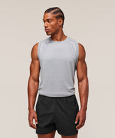 Versatile Seamless Tank Light Grey/Smokey Grey