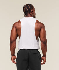Legacy Drop Arm Tank White