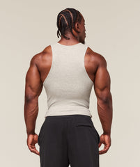 Ribbed Tank 3pk White/Black/Stone Grey Marl