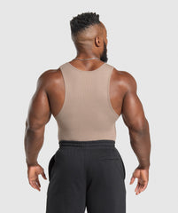 Ribbed Tank 3PK Denim Grey/Pebble Grey/Lifestyle Brown