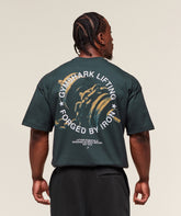 Forged By Iron T-Shirt Darkest Teal