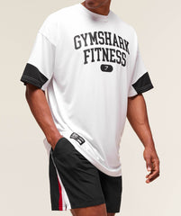 Varsity Oversized T-Shirt White