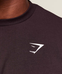 Essential Oversized T-Shirt Plum Brown