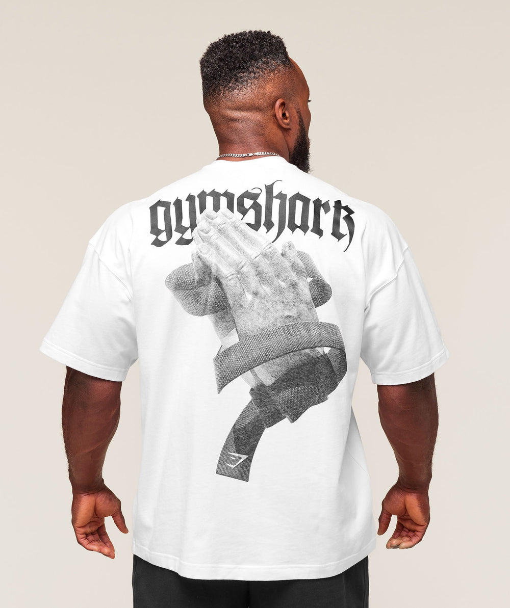 Prayer Hands T-Shirt White