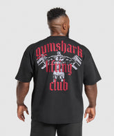 Lifting Club T-Shirt Black/Conditioning Red