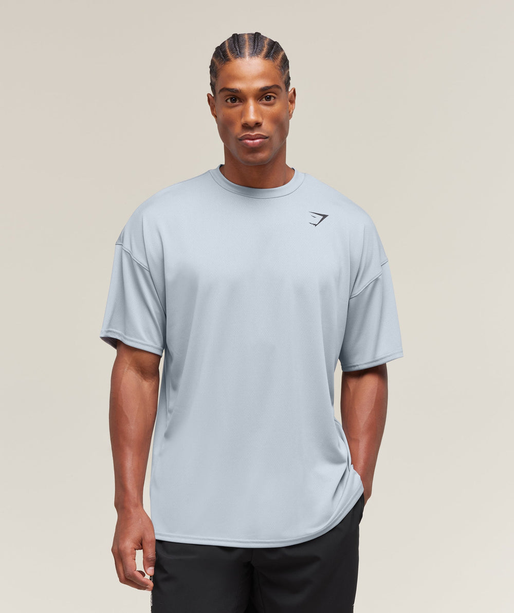 Oversized Performance T-Shirt Metal Purple