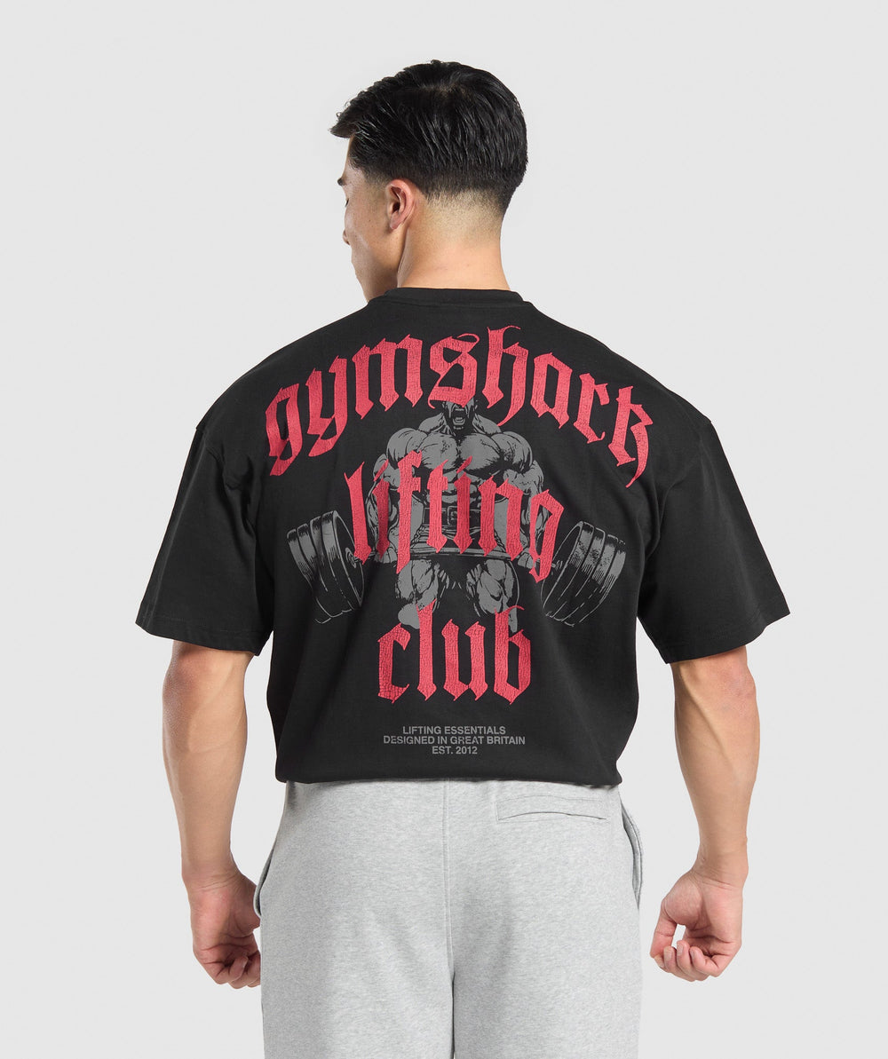 Lifting Club Graphic T-Shirt Black