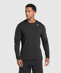 Crest Long Sleeve T-Shirt Black