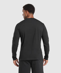 Crest Long Sleeve T-Shirt Black