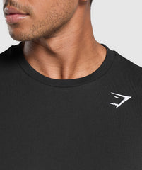 Crest Long Sleeve T-Shirt Black