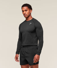 Vital Long Sleeve T-Shirt Black/Silhouette Grey
