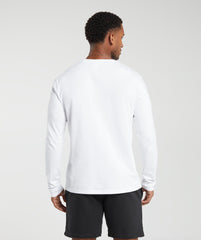 Crest Long Sleeve T-Shirt White