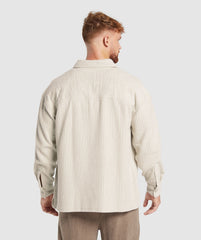 Cord Overshirt Pebble Grey